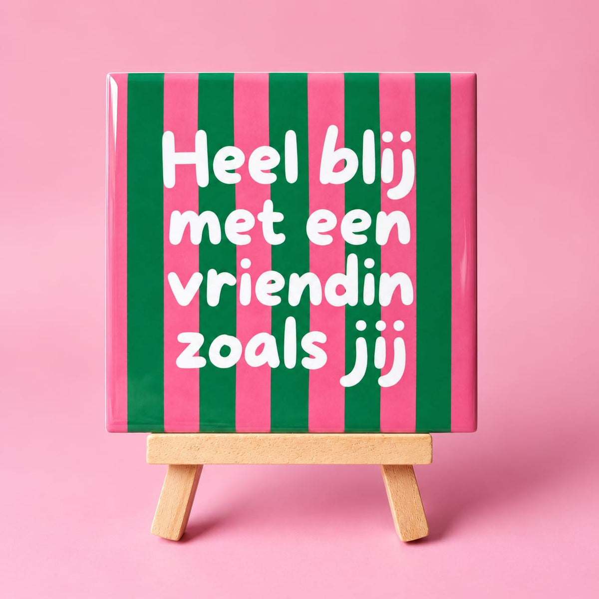 Blij met een vriendin zoals jij