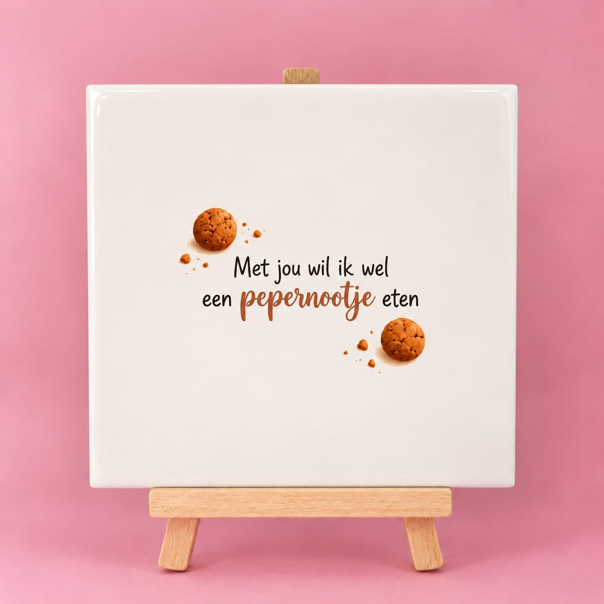 Pepernootje eten