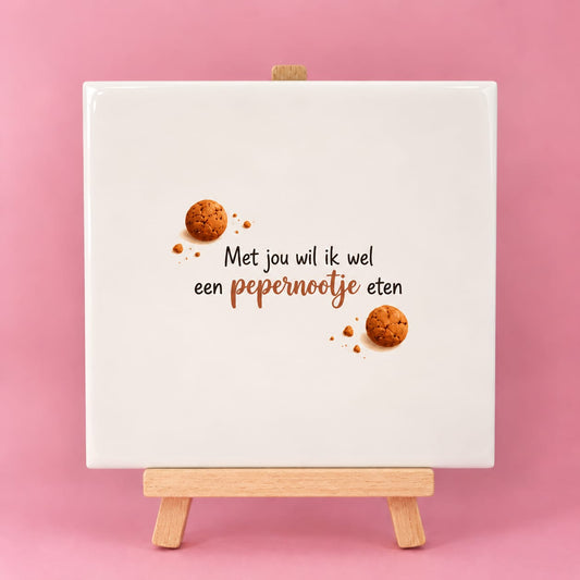 Pepernootje eten