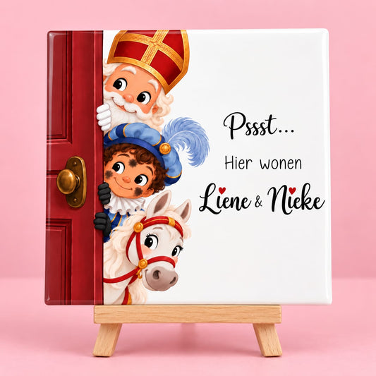 Hier wonen .... met Sinterklaas, Piet en Ozosnel